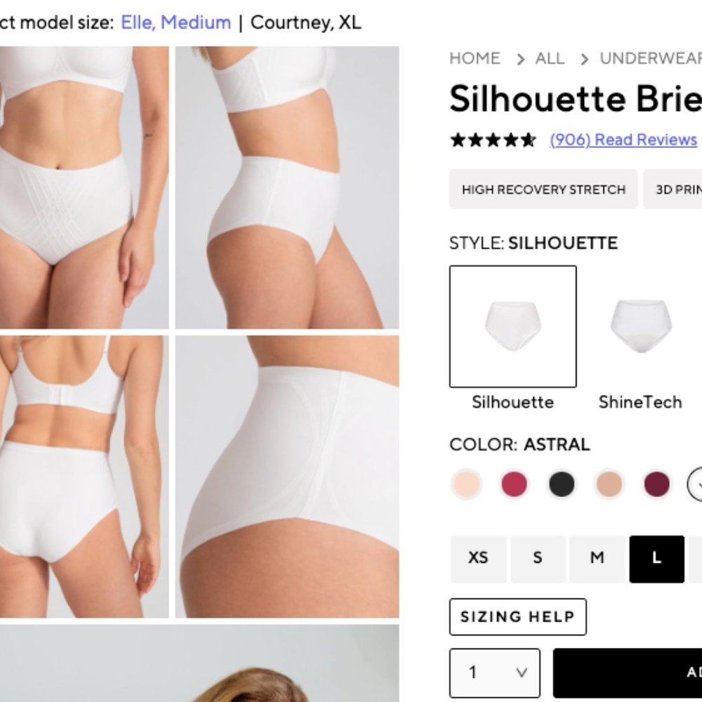 Honeylove Silhouette Brief